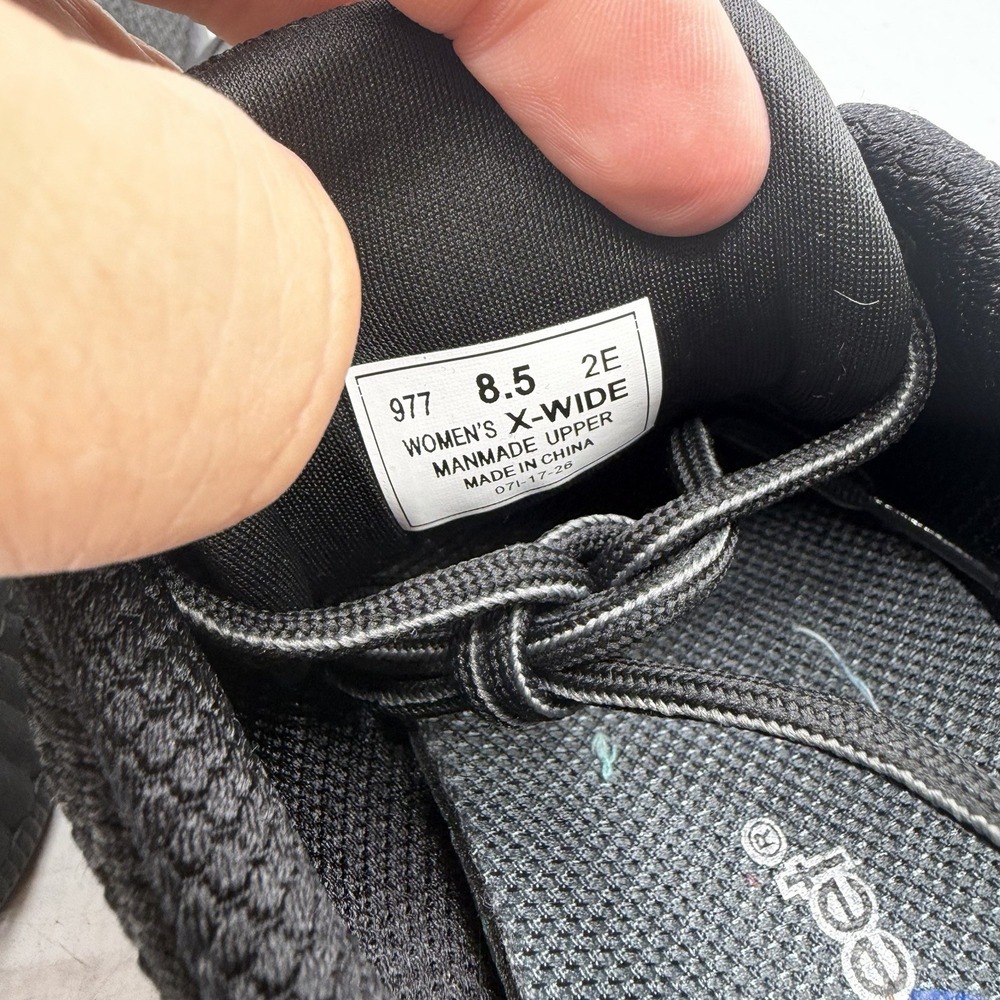 Orthofeet Coral Sneakers Womens Sz 8.5 2E EXTRA WIDE Black Orthopedic Shoes 977 - Picture 10 of 10